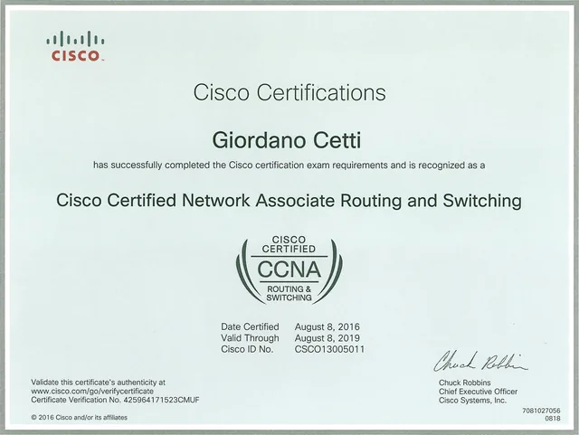 Cisco CCNA 2016