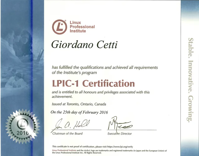 LPIC-1 2016