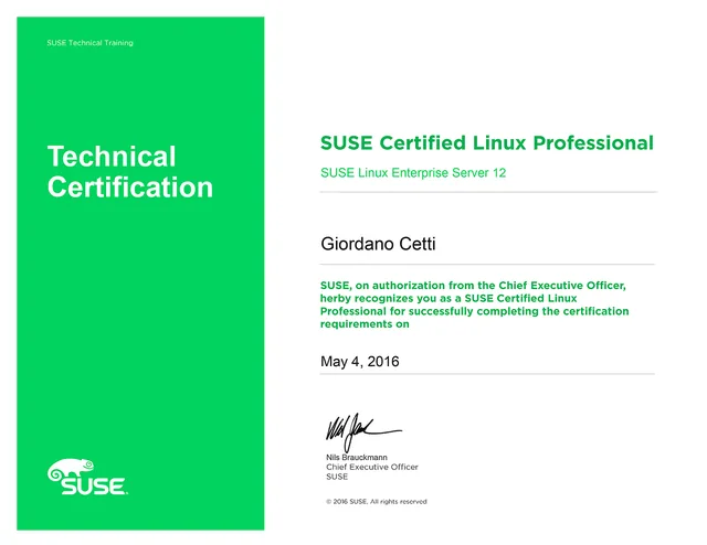 SUSE Certified Linux Professional 2016